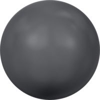 Swarovski Pearls Round -6mm Dark Grey