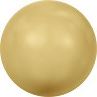 Swarovski Pearls Round -10 mm Gold
