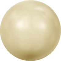 Swarovski  Pearls( Large Hole 1.4mm) R-14mm -Light Gold 