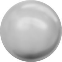 	Swarovski Pearls Round -4mm Light Grey