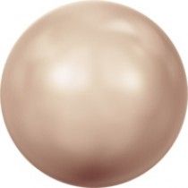 Swarovski Crystal Pearl 5810 Round-3 mm -Rose Gold