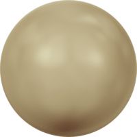 	Swarovski  Pearls 5810 R-12mm - Vintage Gold (New Colour)