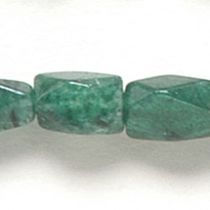  Green Aventurine Faceted Rect.8-11mm,handcrafted size varies,App.16