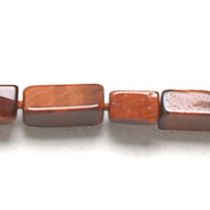  Red Tiger Eye Rectangle 6-10mm, Handcrafted size varies,16