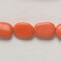  Coral(syn.) Ovals 7x10mm,Handcrafted size varies,16