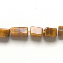  Tiger eye rectangle 5-8mm,handcrafted size varies,App.16
