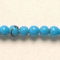  Turquoise (syn.) R-3-4mm, handcrafted size varies,App. 16