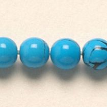  Turquoise (syn.) R-12mm, handcrafted size varies,App. 16