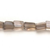  Smoky Quartz Rectangle 4-7mm,handcrafted size varies ,16