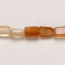 Hessonite Garnet Rectangles 3-6mm,handcrafted size varies,16