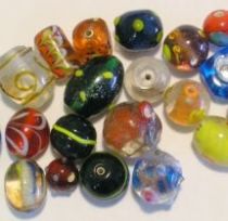  Mix Glass beads- Fancy