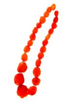 Carnelian Faceted Nuggets( 11-27mm x 8-12mm)