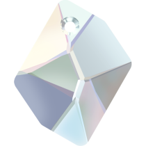 Swarovski Cosmic (6680) Pendant -20mm - Crystal AB