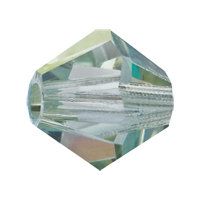 Preciosa® Crystal Bicone Beads Crystal Viridian