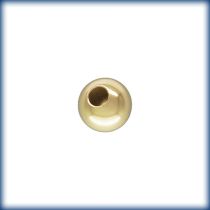 Gold Filled(14k)Seamless Bead R-3mm w/1 mm hole