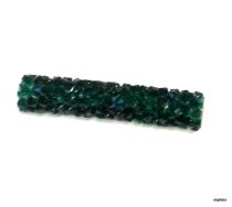 Swarovski  5951 Fine Rock Tube Bead Without Ending -30 mm-Emerald