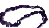 Amethyst Faceted Tumbles  Graduated  size from 6.8mm to 23mm