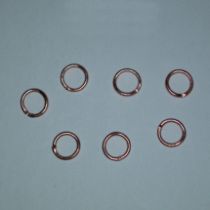  Jump ring 6m copper plated (pack of 100)