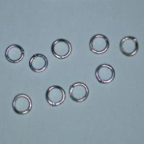  Jump ring 4mm silver plated (pack of 100pcs.)