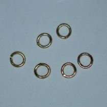  Jump ring 4mm gold plated (pack of 100)