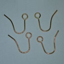  Ear Hook gold plated ( pack of 10 pieces)