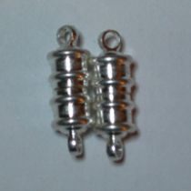  Magnetic claspsilver plated (pack of 5 pieces)