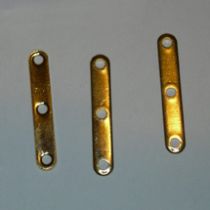 Spacer bar 3 row goldplated (pack of 30pcs.)