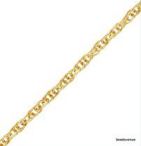 Gold Filled(14k) Rope Chain (1.0mm)- 40 cms.